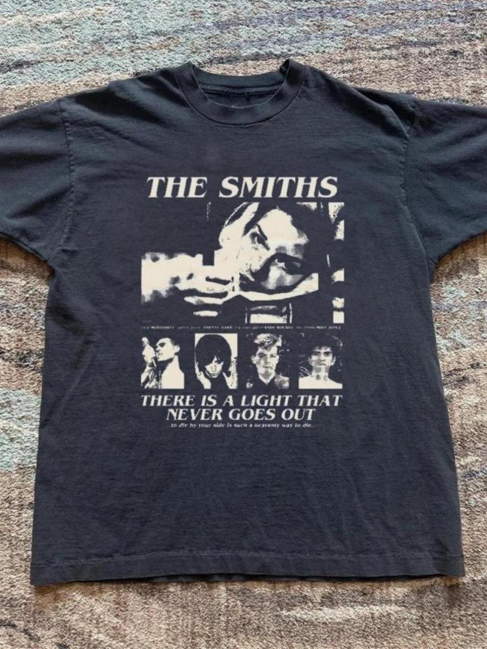 Gildan Black The Smiths 'There Is A Light That Never Goes Out' Graphic Tee